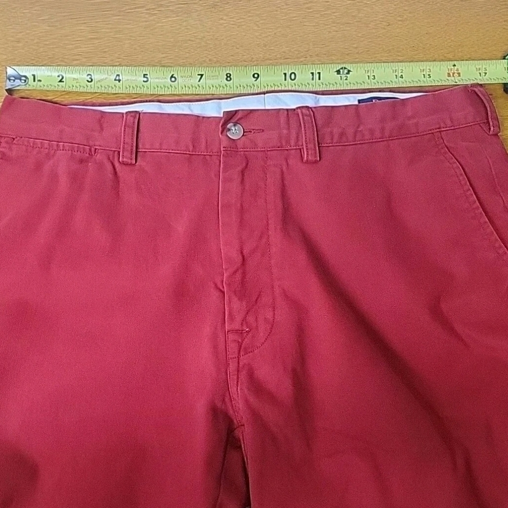 Lauren Ralph Lauren Men's Size 34 X 31(Actual) Red Classic Straight Leg Jeans - Picture 11 of 15